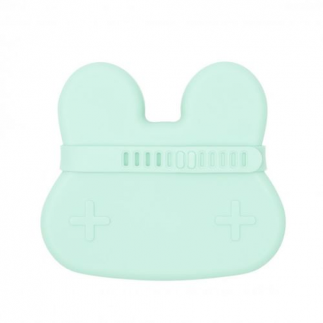 We Might Be Tiny Closed Silicone Rabbit Minty Green