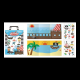 Set of stickers with 2 boards of Apli Kids - pirates