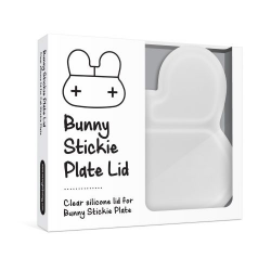 Silicone plate with a suction cup Bunny We Might Be Tiny - Dusty Rose