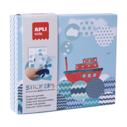 Apli Kids Geometric Sticker Set - Ship